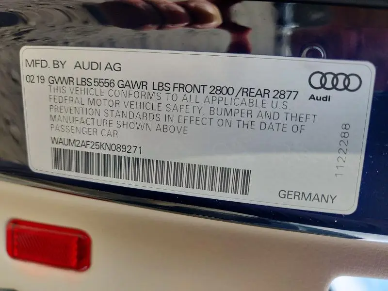 2019 AUDI A6 PRESTIGE  