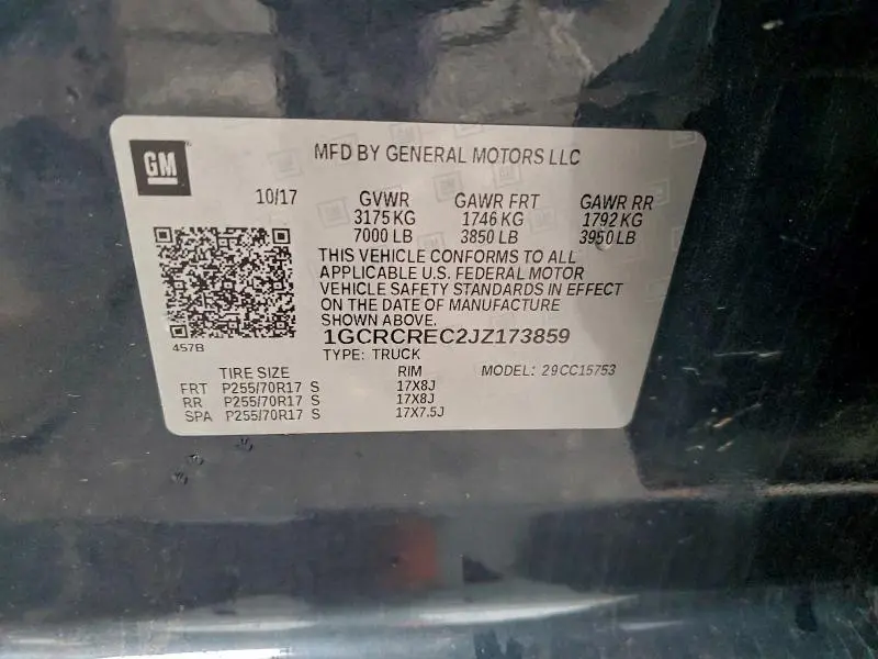 2018 CHEVROLET SILVERADO C1500 LT  