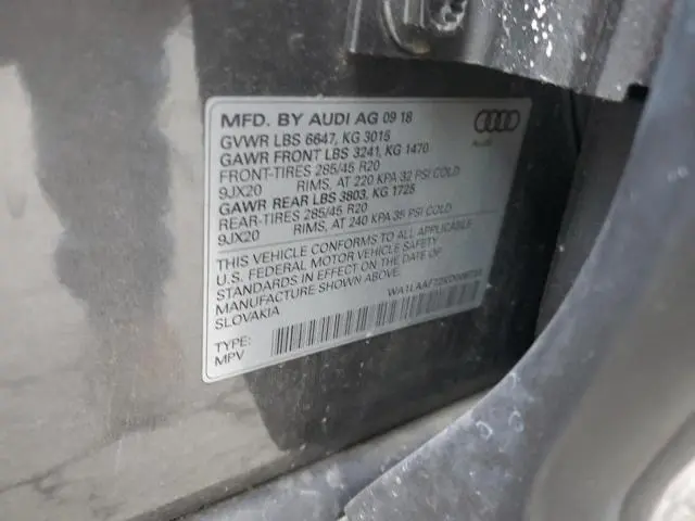 2019 AUDI Q7 PREMIUM PLUS  