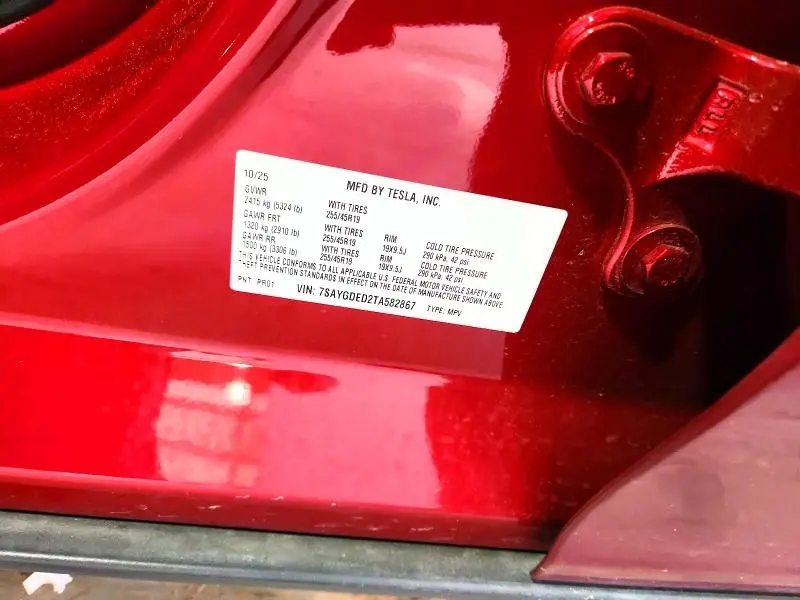 2026 TESLA MODEL Y   