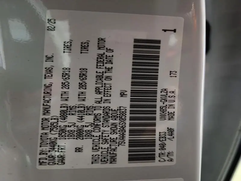 2025 TOYOTA SEQUOIA TRD PRO  