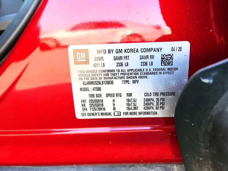 2020 BUICK ENCORE GX SELECT  