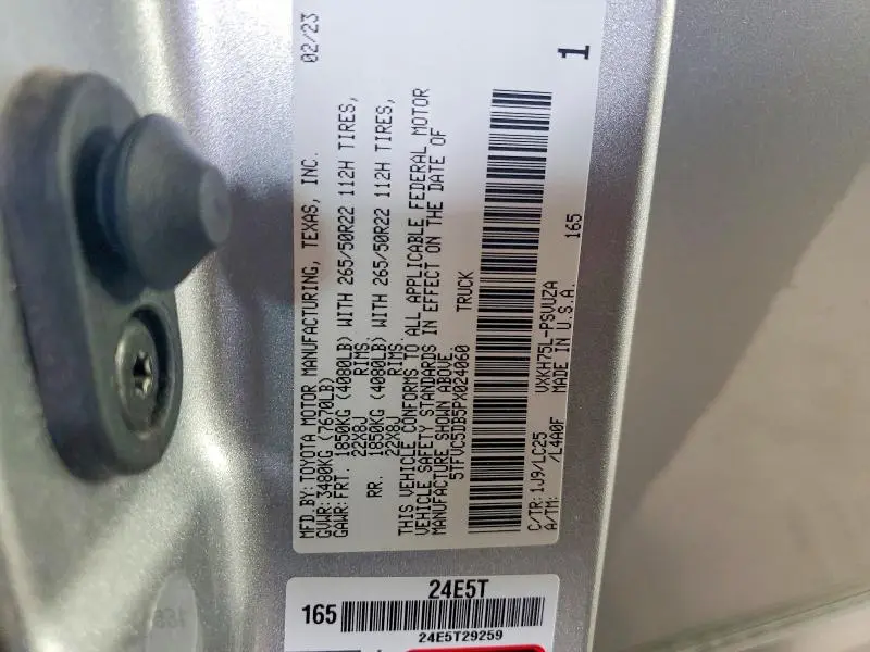 2023 TOYOTA TUNDRA CREWMAX CAPSTONE  