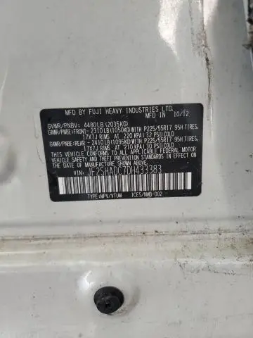 2013 SUBARU FORESTER 2.5X PREMIUM  