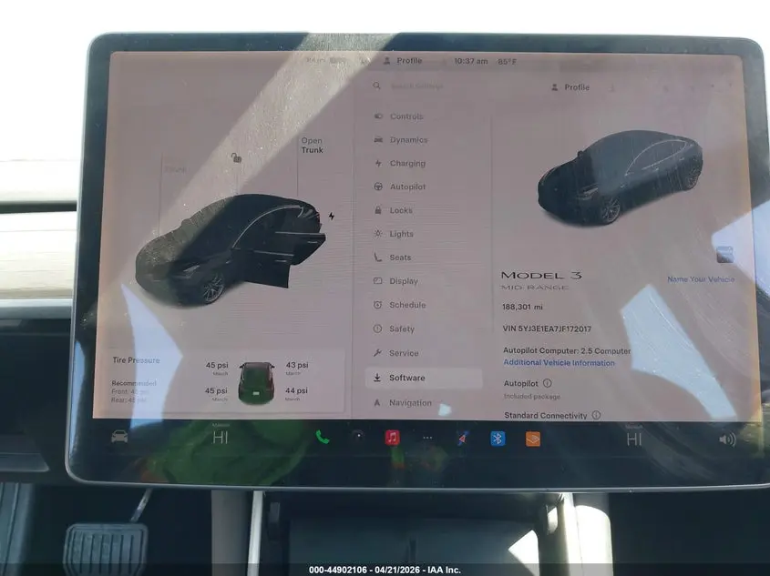 2018 TESLA MODEL 3 LONG RANGE/MID RANGE