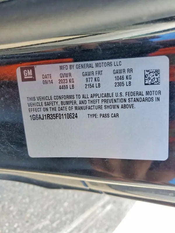 2015 CADILLAC ATS PERFORMANCE  