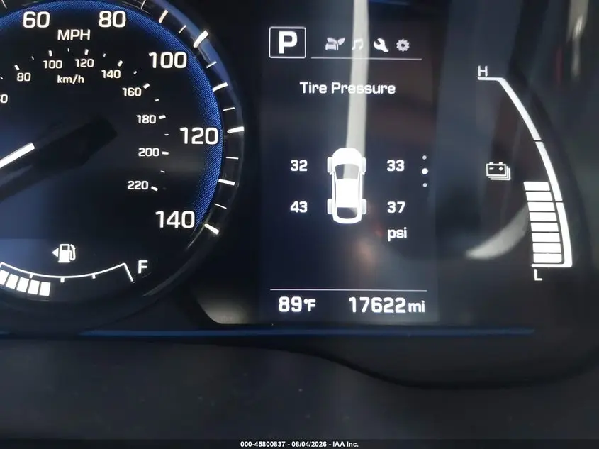 2019 HYUNDAI IONIQ HYBRID BLUE