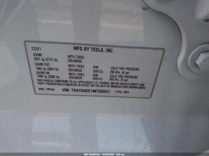2022 TESLA MODEL Y LONG RANGE DUAL MOTOR ALL-WHEEL DRIVE