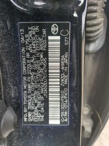 2013 TOYOTA PRIUS   