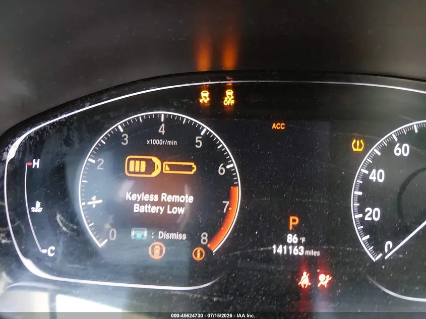 2018 HONDA ACCORD LX