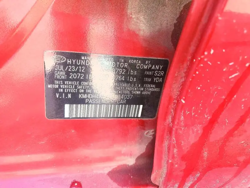 2013 HYUNDAI ELANTRA LIMITED  