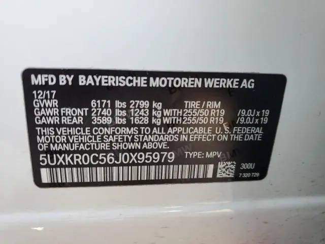 2018 BMW X5 XDRIVE35I  