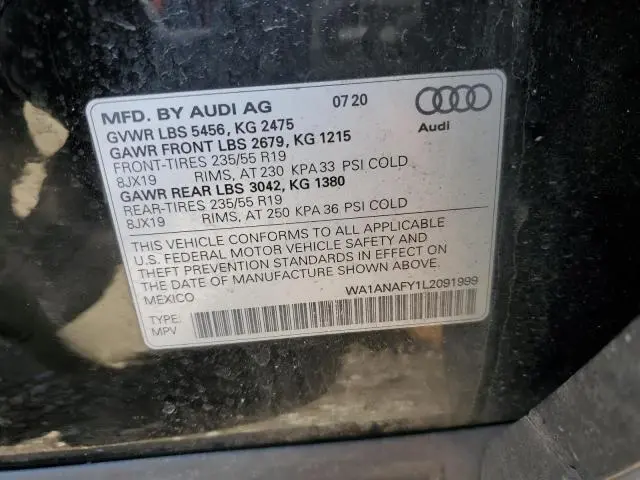 2020 AUDI Q5 PREMIUM  