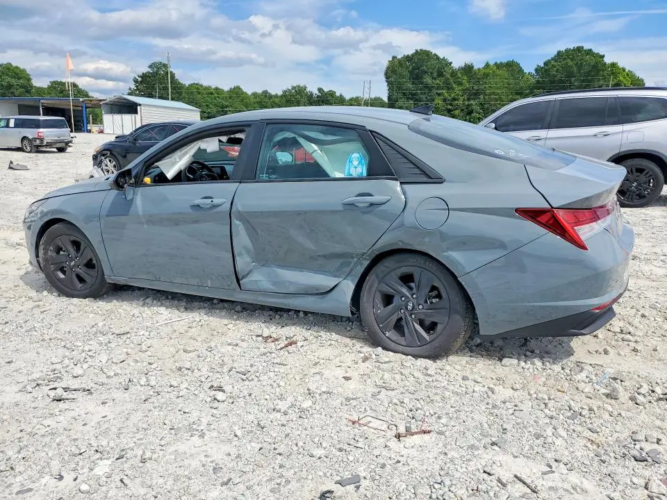 2021 HYUNDAI ELANTRA BLUE  