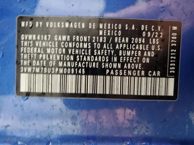 2023 VOLKSWAGEN JETTA SE  