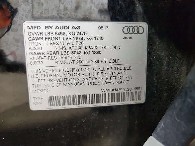 2018 AUDI Q5 PREMIUM PLUS  