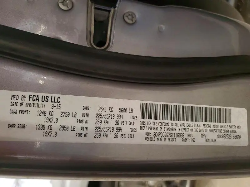 2016 DODGE JOURNEY CROSSROAD  