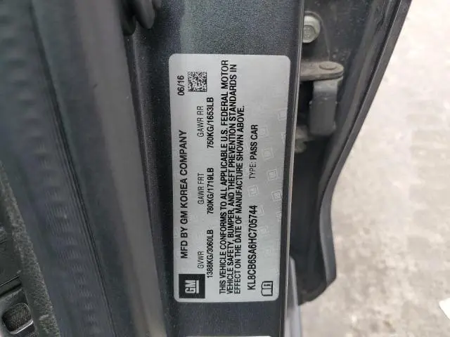 2017 CHEVROLET SPARK LS  