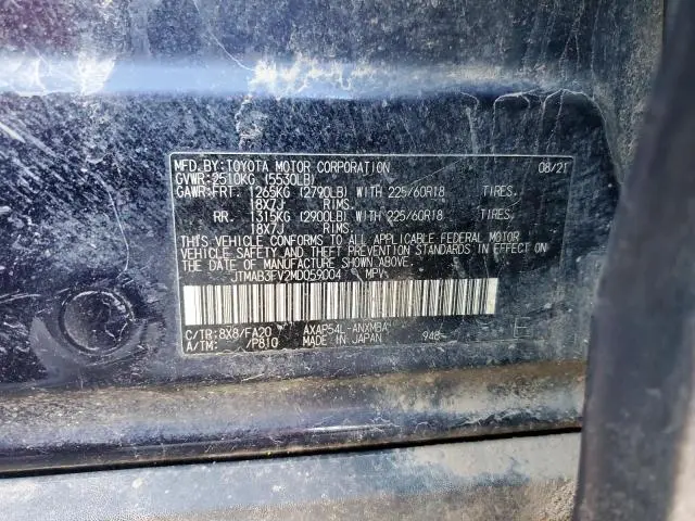 2021 TOYOTA RAV4 PRIME SE  