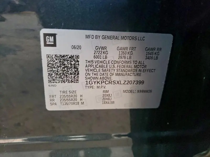 2020 CADILLAC XT6 PREMIUM LUXURY  