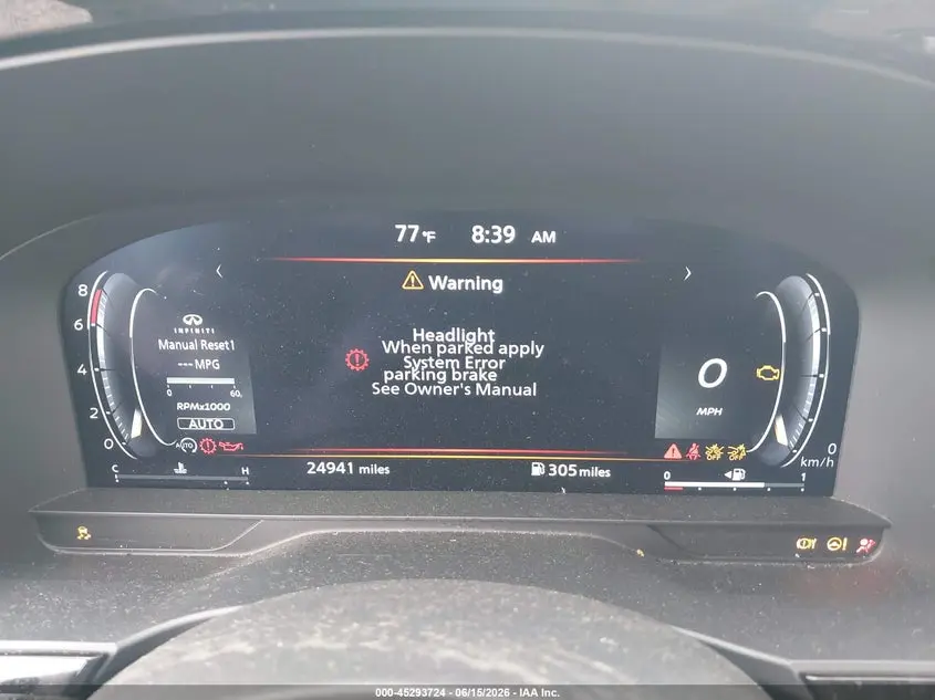2025 INFINITI QX60 SENSORY AWD