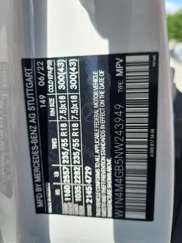 2022 MERCEDES-BENZ GLB 250  