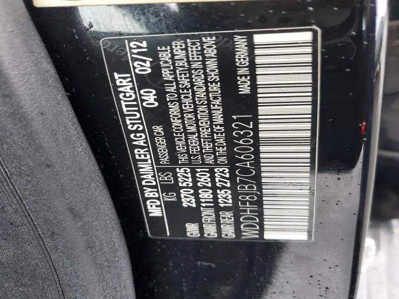 2012 MERCEDES-BENZ E 350 4MATIC  