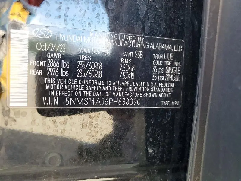 2023 HYUNDAI SANTA FE SE  