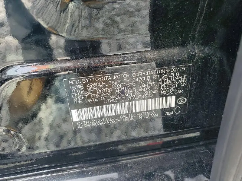 2015 LEXUS GS 350 BASE  