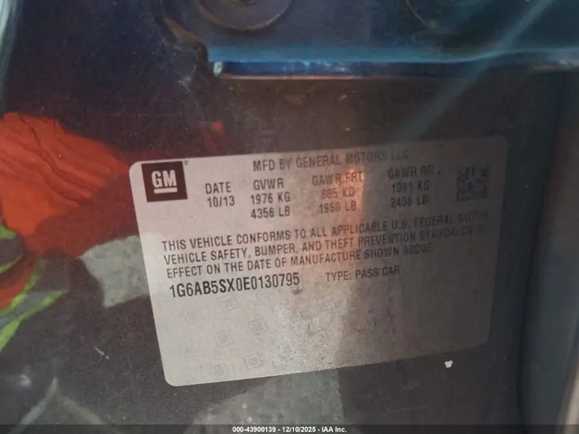 2014 CADILLAC ATS LUXURY