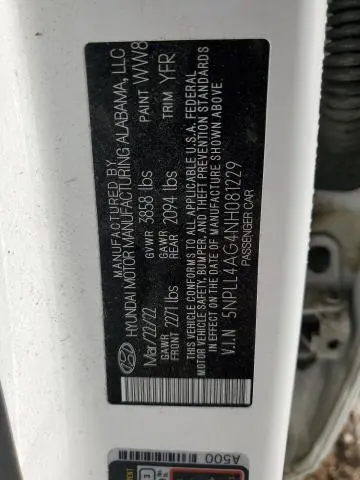 2022 HYUNDAI ELANTRA SE