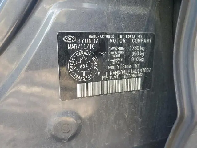 2017 HYUNDAI ELANTRA SE  