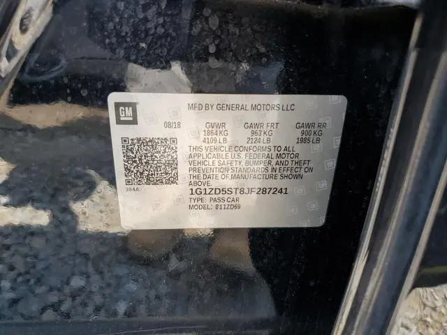 2018 CHEVROLET MALIBU LT  