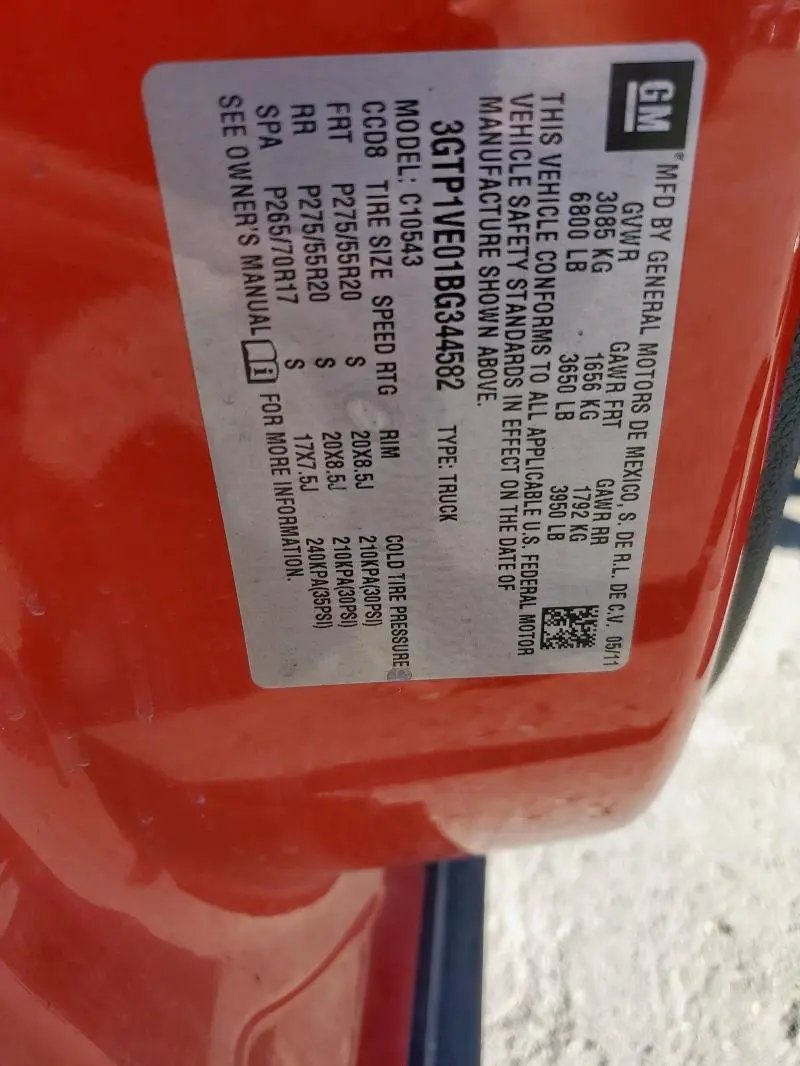 2011 GMC SIERRA C1500 SLE  