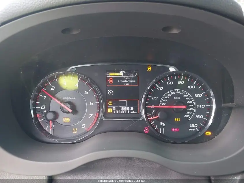 2019 SUBARU WRX LIMITED