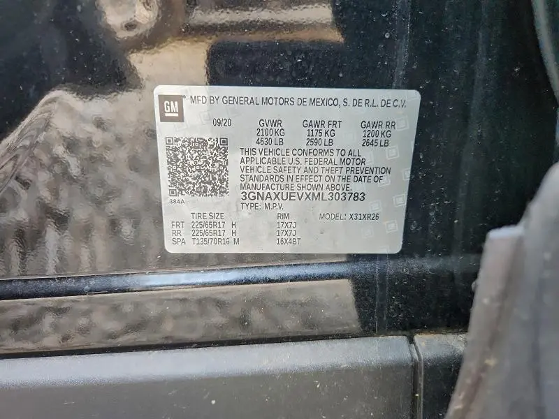 2021 CHEVROLET EQUINOX LT  