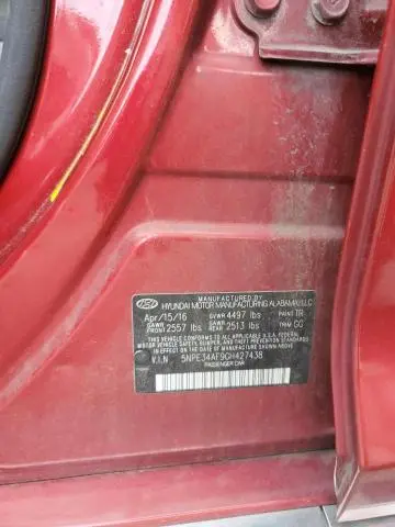 2016 HYUNDAI SONATA SPORT  