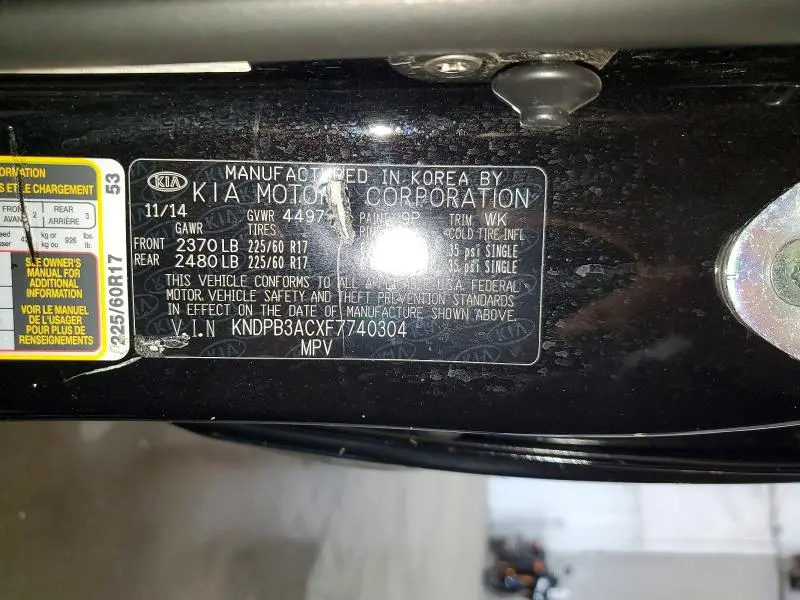 2015 KIA SPORTAGE LX  