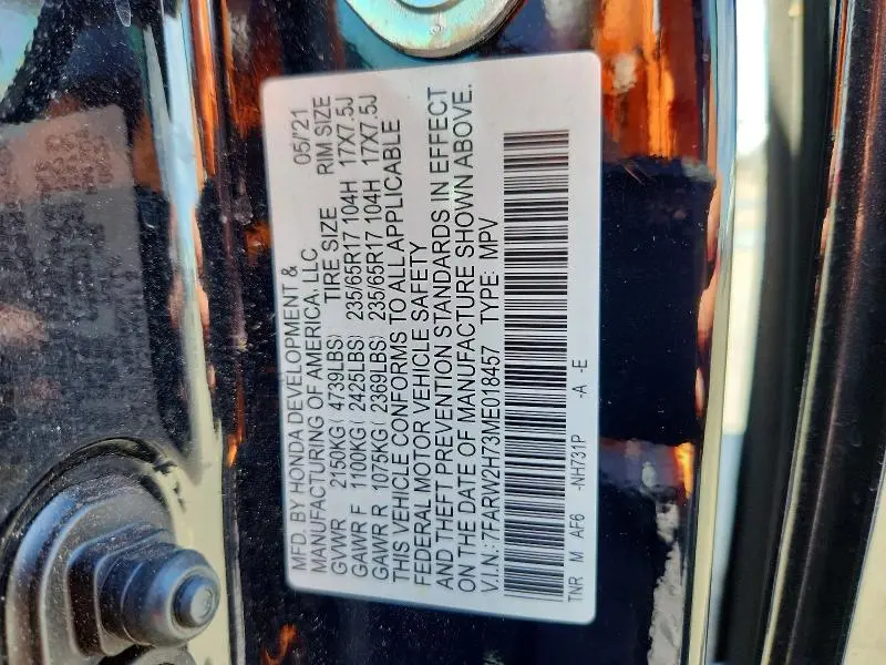 2021 HONDA CR-V SE  