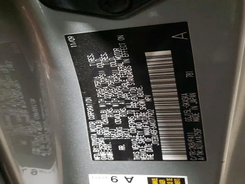 2010 TOYOTA FJ CRUISER   