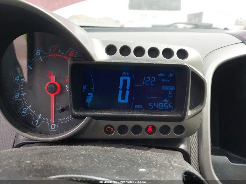 2013 CHEVROLET SONIC LT MANUAL