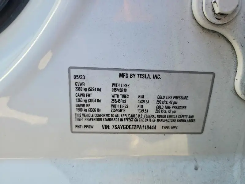 2023 TESLA MODEL Y   