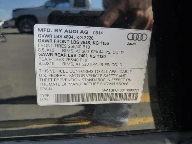 2015 AUDI Q3 PRESTIGE  