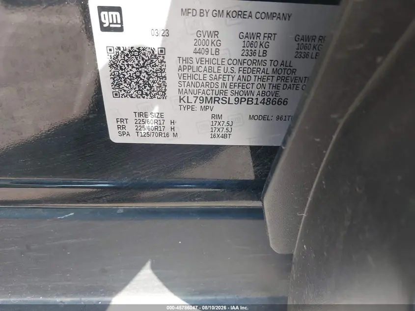 2023 CHEVROLET TRAILBLAZER AWD LT