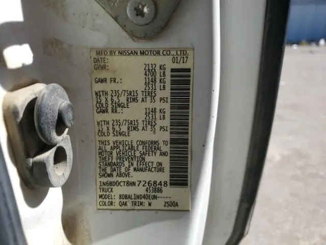 2017 NISSAN FRONTIER S  