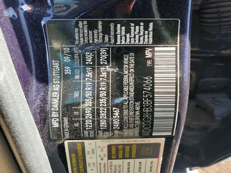 2011 MERCEDES-BENZ GLK 350 4MATIC  