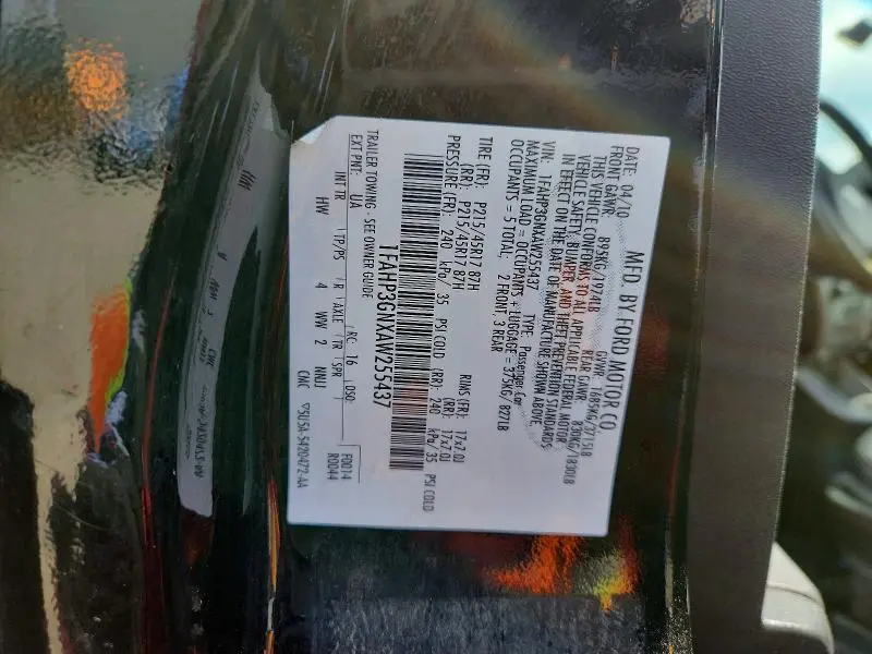 2010 FORD FOCUS SES  