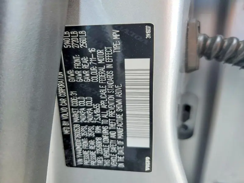 2015 VOLVO XC60 T5 PLATINUM  