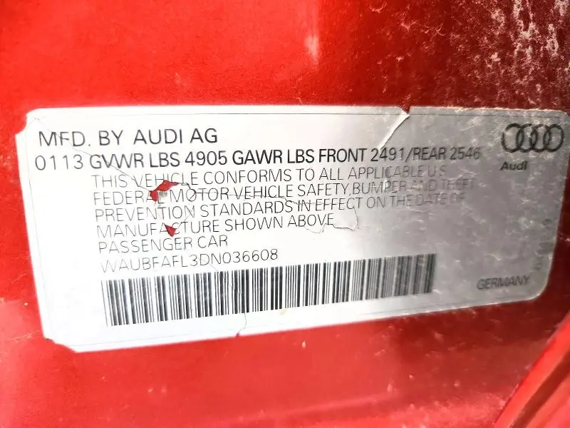 2013 AUDI A4 PREMIUM  