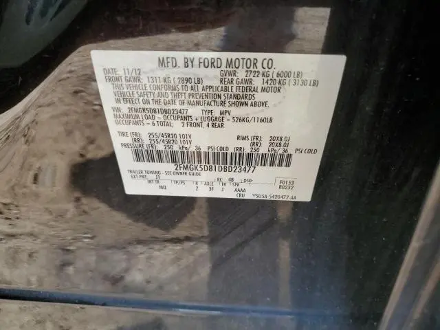 2013 FORD FLEX LIMITED  